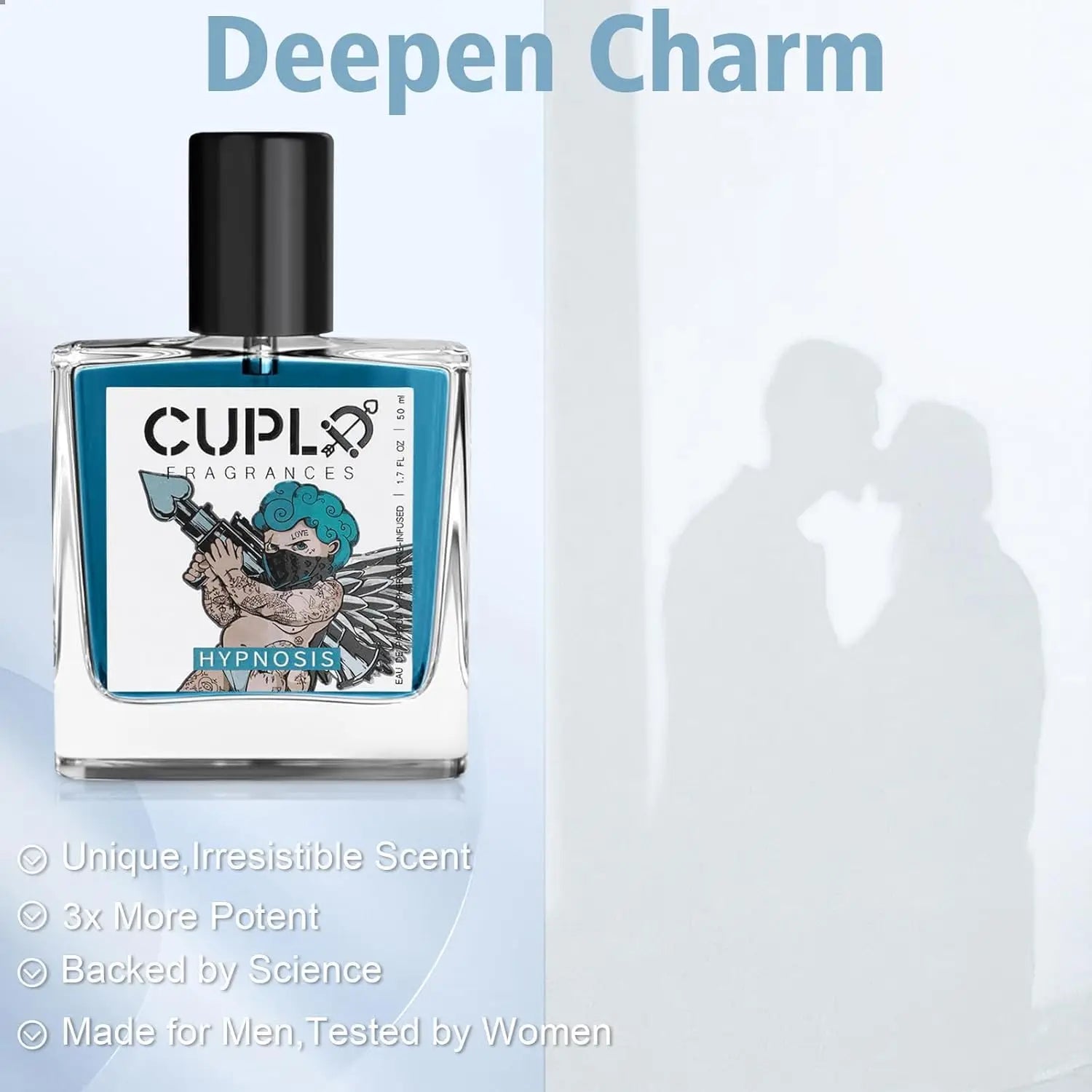 Cupid Pheromone Cologne for Men EDT alcohol 10% fragrance