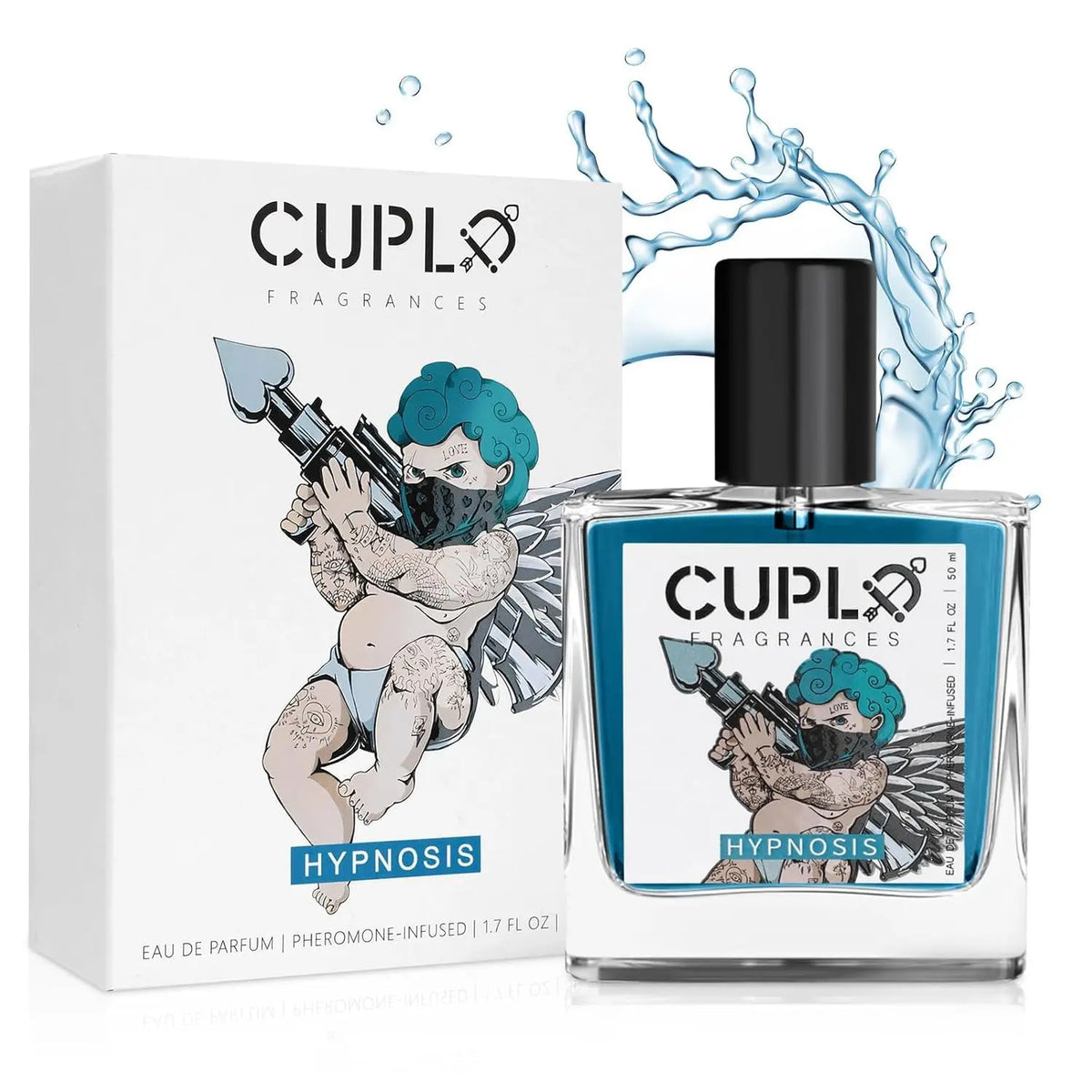 Cupid Pheromone Cologne for Men elegant compact perfume bottle