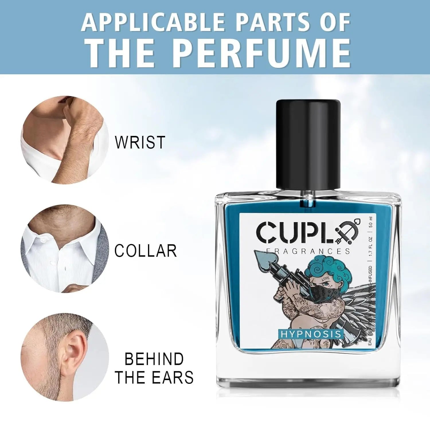 Cupid Pheromone Cologne for Men 50ml long-lasting scent
