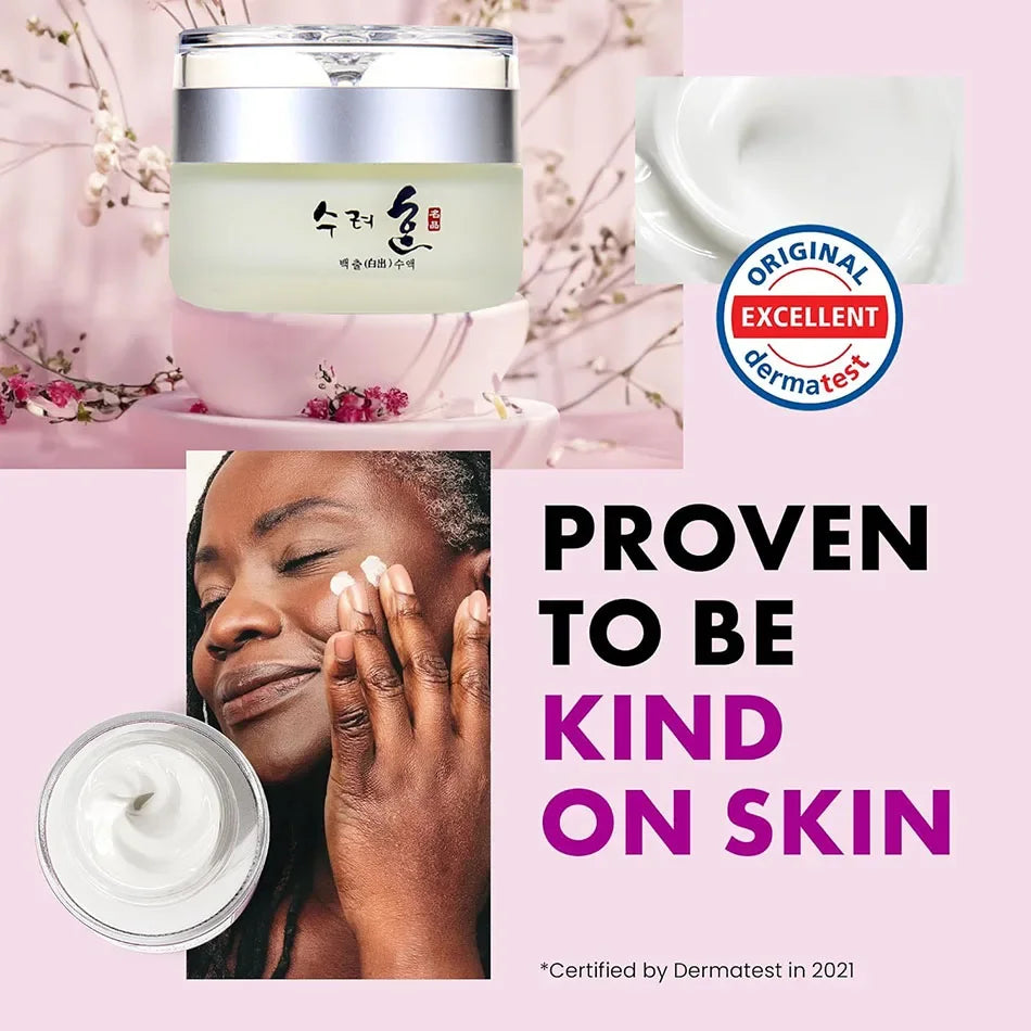 Collagen Face Cream skincare application on face