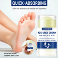 Urea Foot Cream application on feet and hands