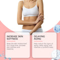 Retinol Tightening Body Lotion application on body