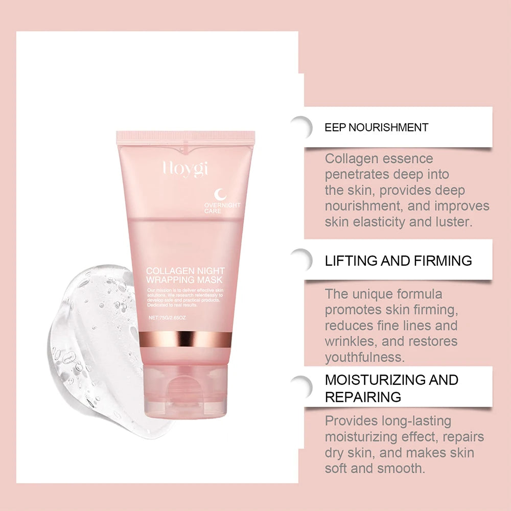 Collagen Overnight Peel Off Face Mask 2pcs packaging