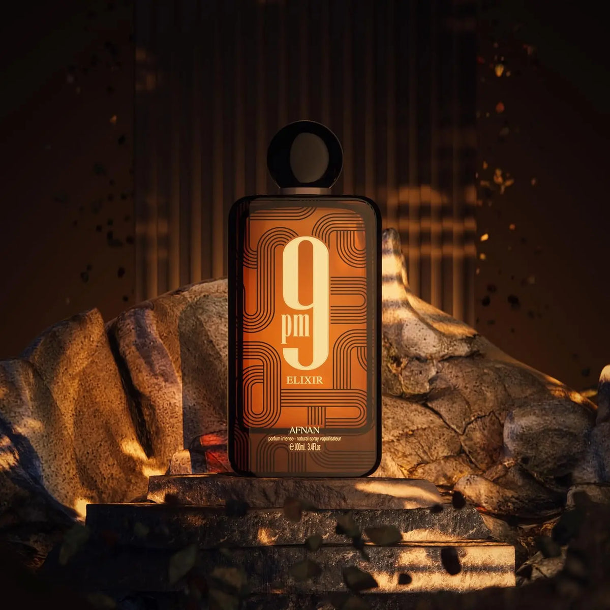 Afnan 9 PM Elixir Unisex Extrait de Parfum 3.4 Fl. Oz perfume close-up