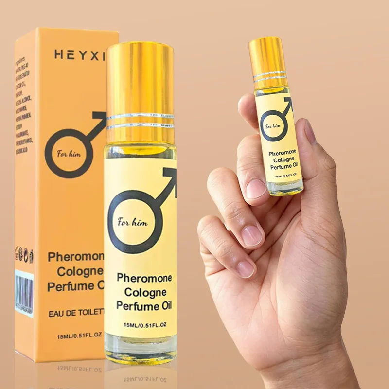 Pheromone Cologne Perfume Oil portable compact perfume bottle